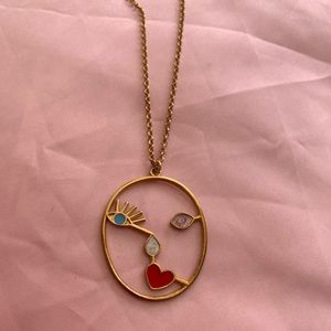 Minimalist Face Necklace